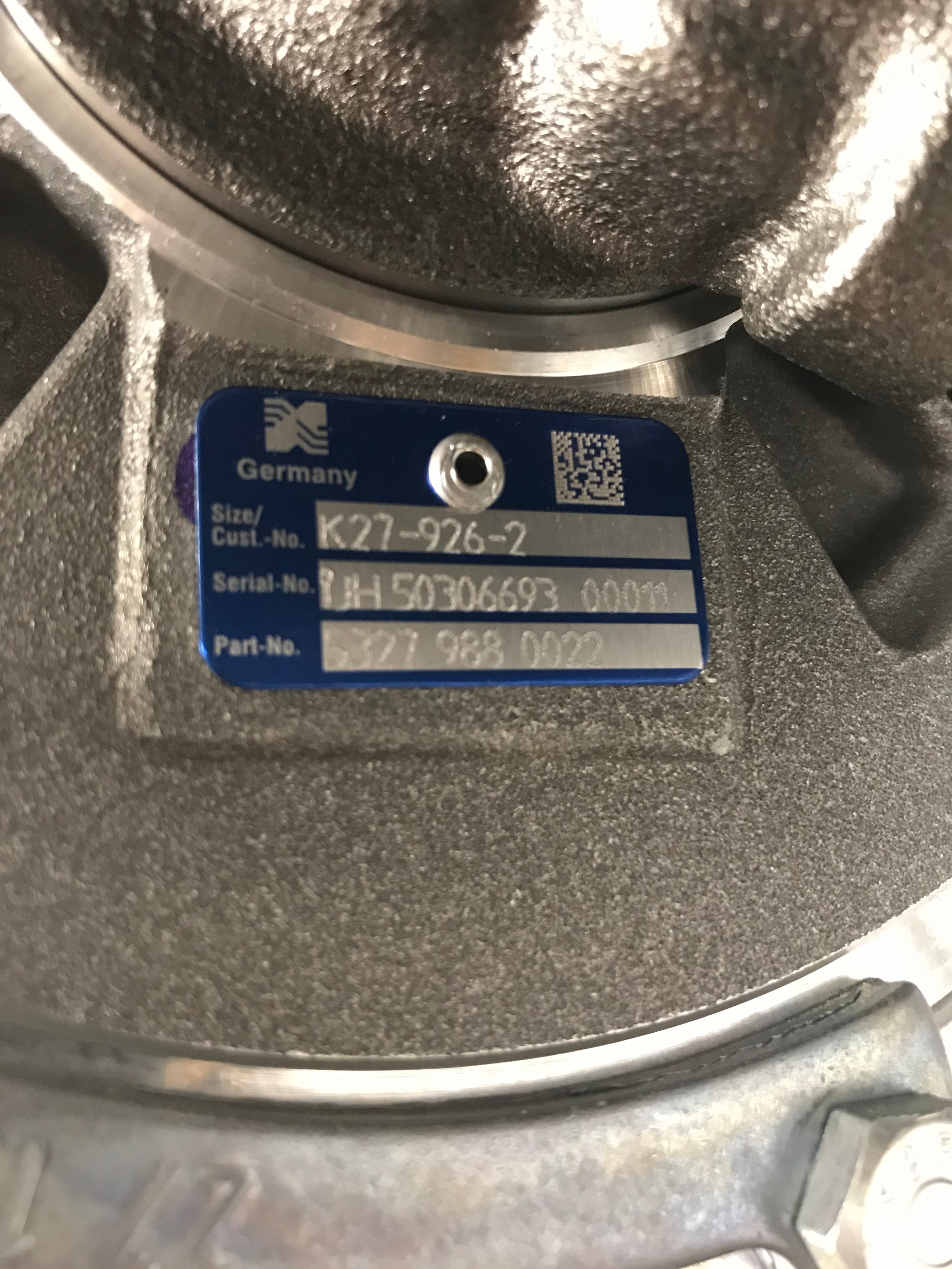 New 2013-01 Mercedes Benz Truck (Econic) K27 Turbo 53279887162 - Turbo Parts Canada Inc.